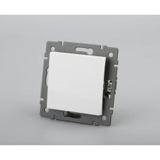 Механизм выключателя одноклавишный проходной SWT-MKP1-PL-WH-V (250V, 10A) (Arlight, -)