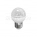 Лампа шар e27 10 LED ∅50мм тепло-белая 24В, SL405-616