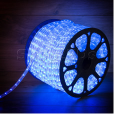 Дюралайт LED, эффект мерцания (2W) - синий, бухта 100м