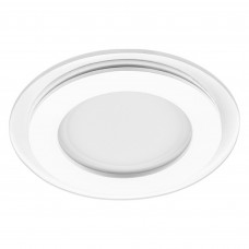 212010 Светильник ACRI CYL LED 6W 480LM БЕЛЫЙ/ПРОЗРАЧНЫЙ 3000K